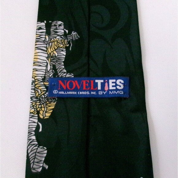 Vintage Hallmark Halloween Men's Tie Mummies NovelTies Spooky Necktie - Picture 5 of 6